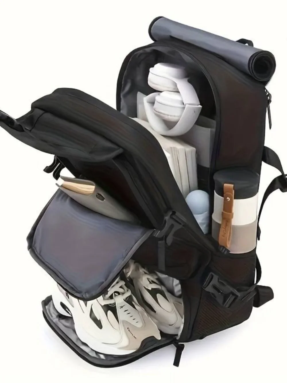 Multi-functional Large Capacity Backpack Durable Oxford Fabric with Laptop Case